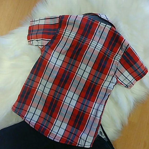 Lucky Brand Plaid Button Down Shirt-3T - Picture 6 of 7